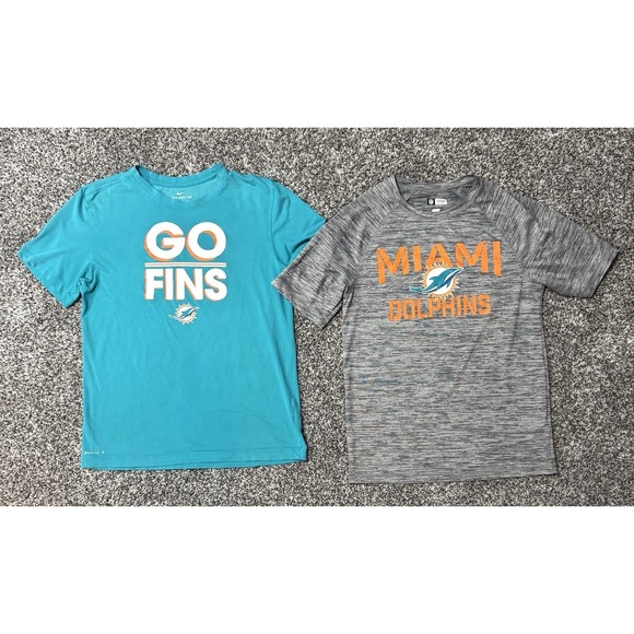 NFL Other - 2 Miami Dolphins Shirt Men's Small Nike Apparel Teal Short Sleeve NFL Football